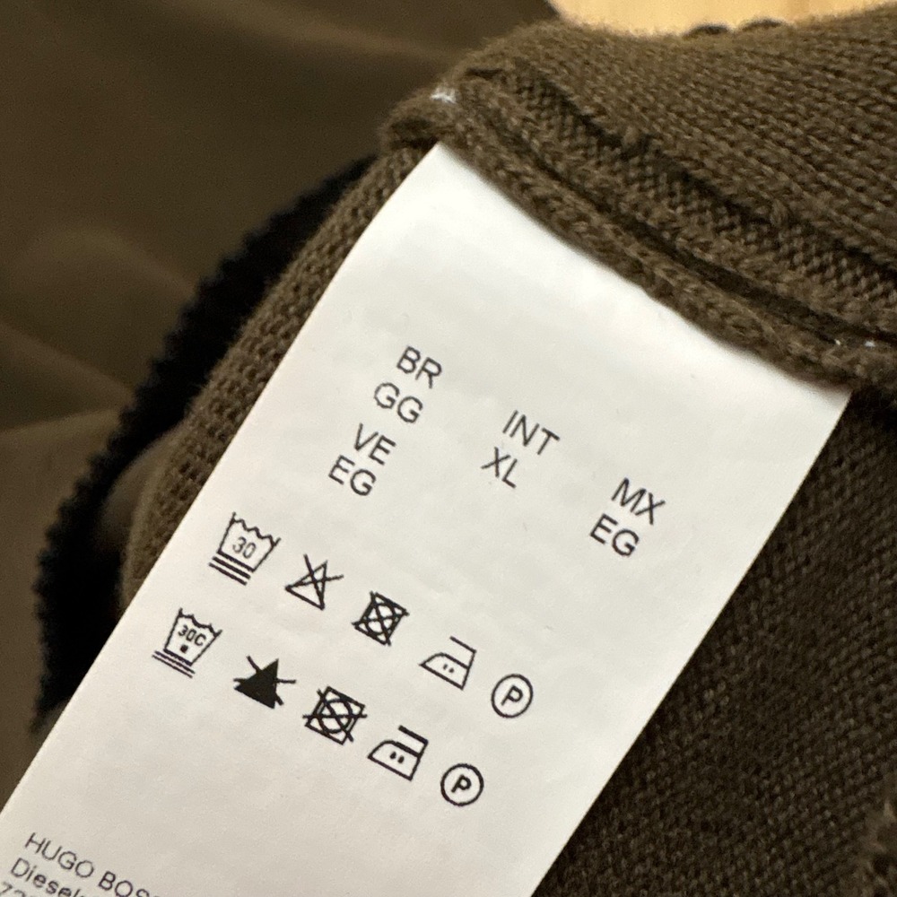 HUGO BOSS Smarlo Crewneck‎ Sweater Cotton Logo Size XL - Picture 5 of 7